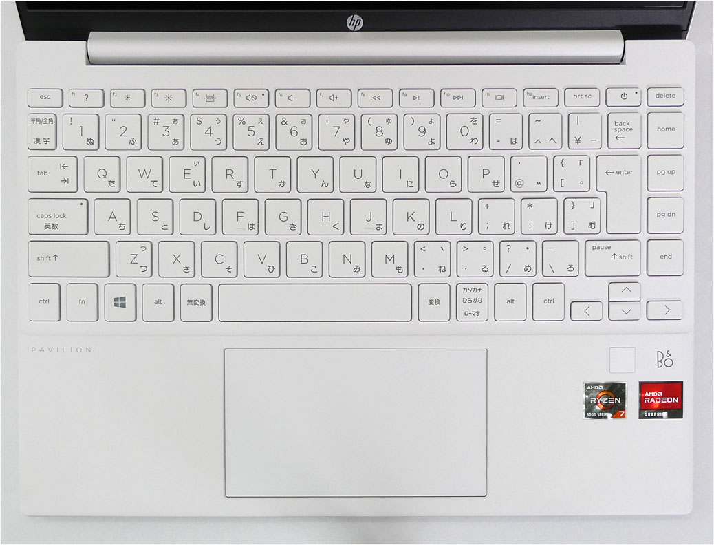 パソ兄さん Pavilion Aero 13-beのキーボード / レビュー