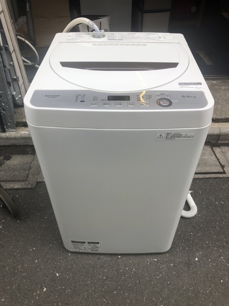 縦型洗濯機（シャープ）の回収・処分｜東京都府中市にて家電品を出張