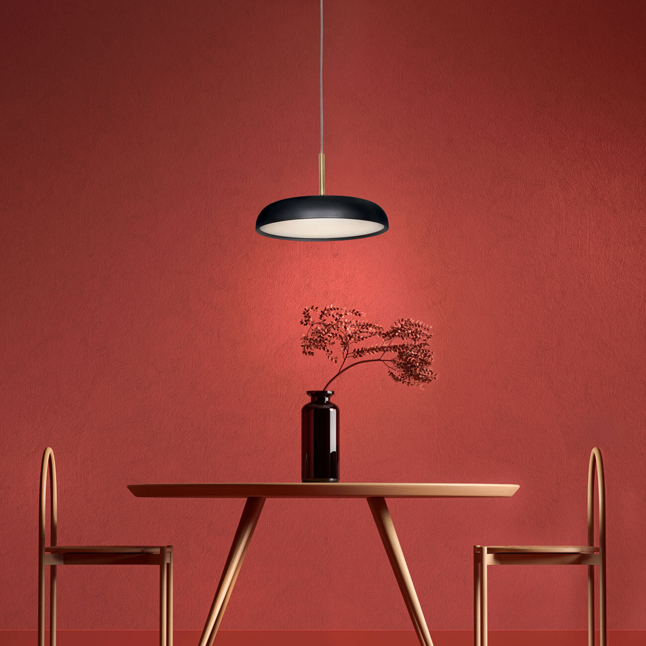 ZERO suspension lamp by Lumen Center Italia | Dining table | Rooms