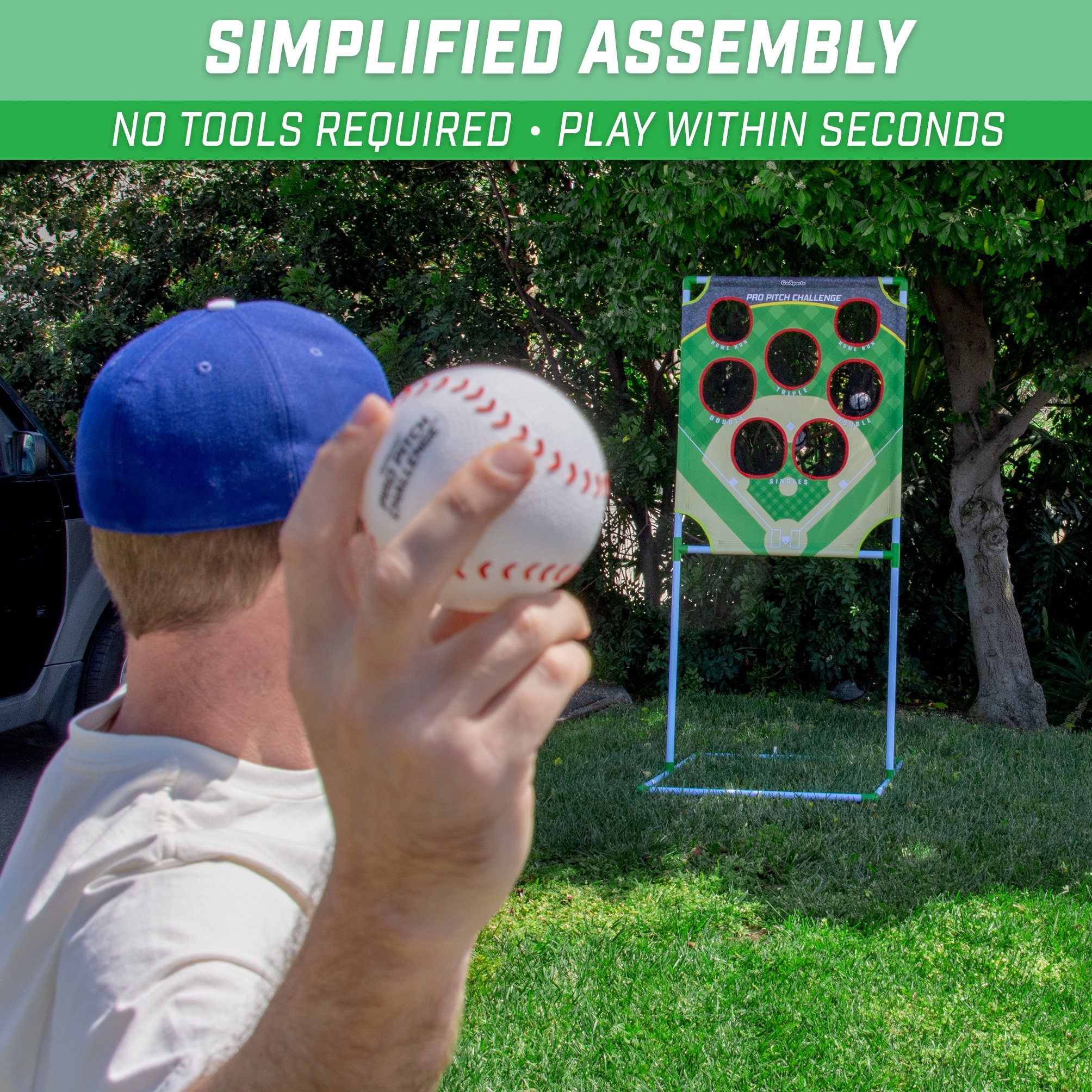 GoSports Pro Pitch Challenge Baseball Game Set – PlayGoSports.com