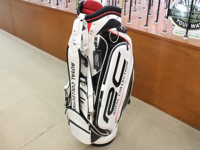 キャディバッグ BC-201 ホワイト 未使用 ロイヤルコレクション(ROYAL