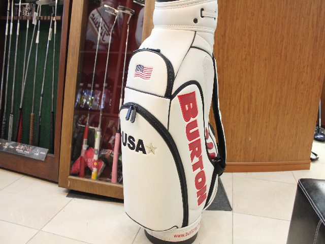 レア burton バートン キャディバッグ レザー ヴィンテージ アメリカ製