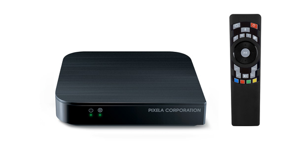 Android TV搭載で4K HDR対応の高画質IPセットトップボックス 「PIXELA