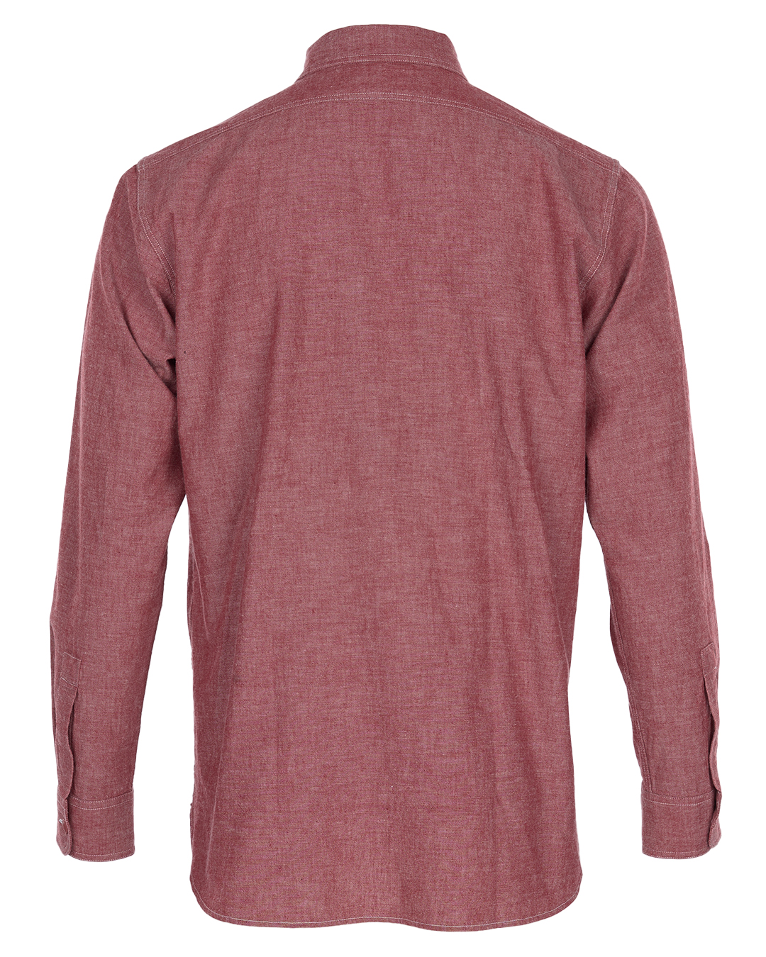 USN Chambray Shirt Red – Limited Vintage Naval Shirt with Selvage