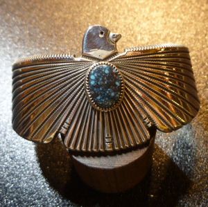 ナバホ Harrison・Jim ハリソンジム インゴットシルバー キングマン