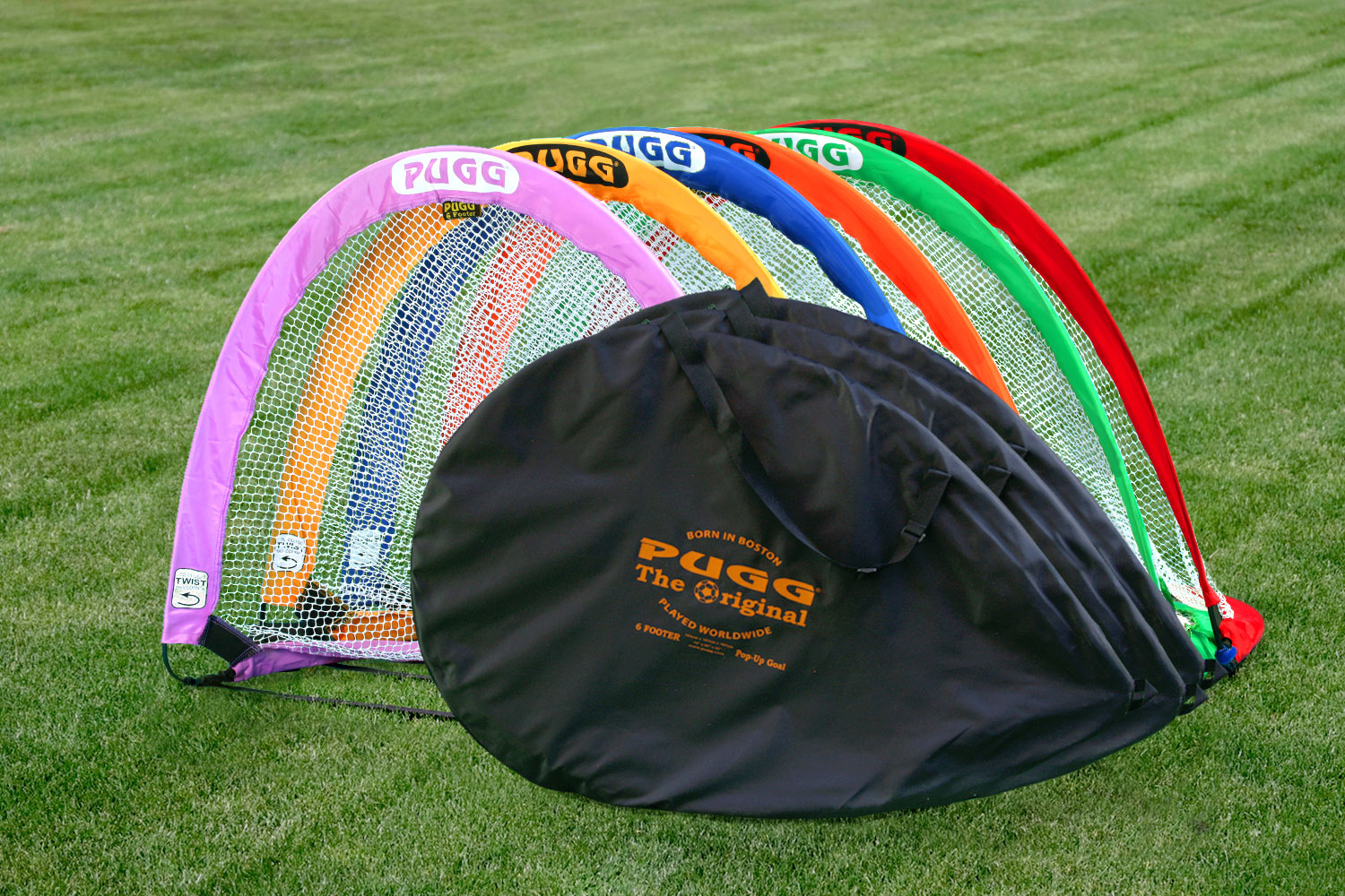 Pugg Goal | 6 Pack of Pop-Up Goals - 4 Footer