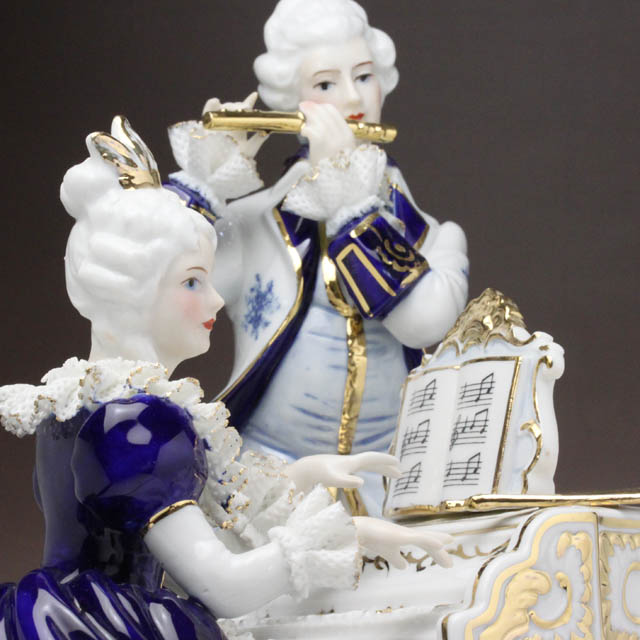 フルートとピアノのための演奏会 レース人形 音楽雑貨・アクセサリー