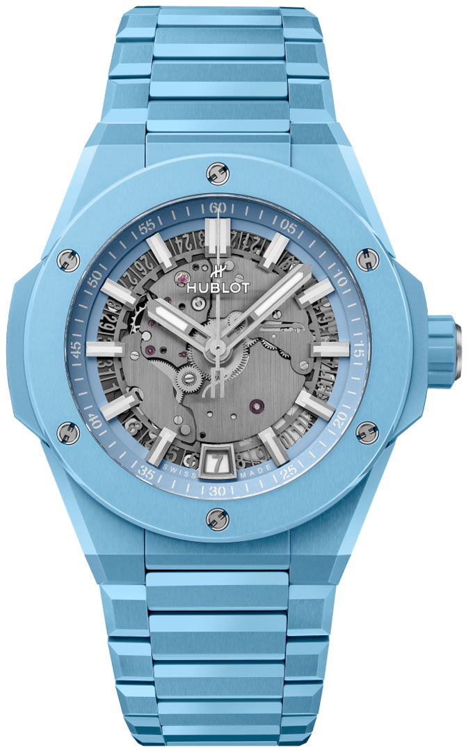 456.EX.5120.EX Sky Blue Hublot Big Bang Integrated 40mm Mens Watch
