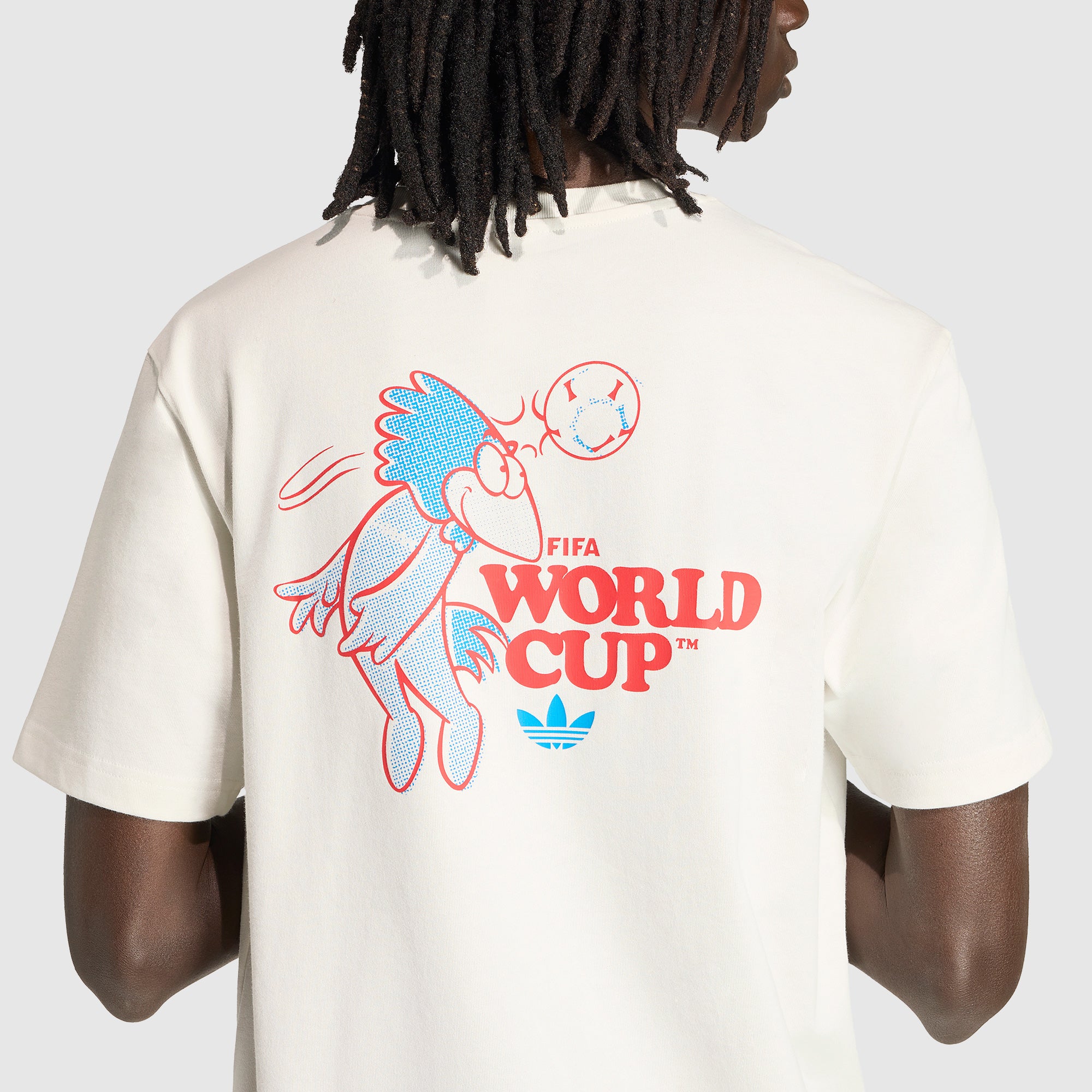 adidas FIFA World Cup 2026 Footix Mascot T-Shirt - Cloud White