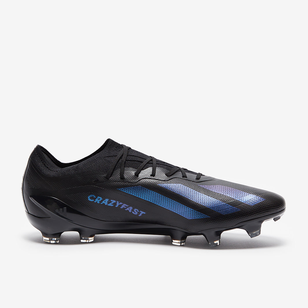 adidas X Crazyfast.1 FG - Core Black/Core Black/Core Black - Mens