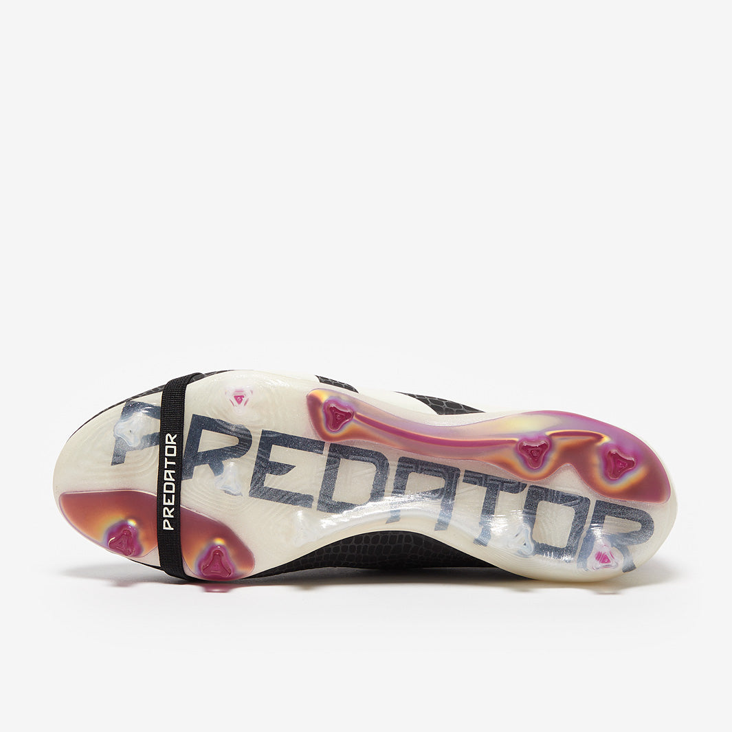 adidas Predator 30 Elite Tongue FG - Core Black/Off White - Adult