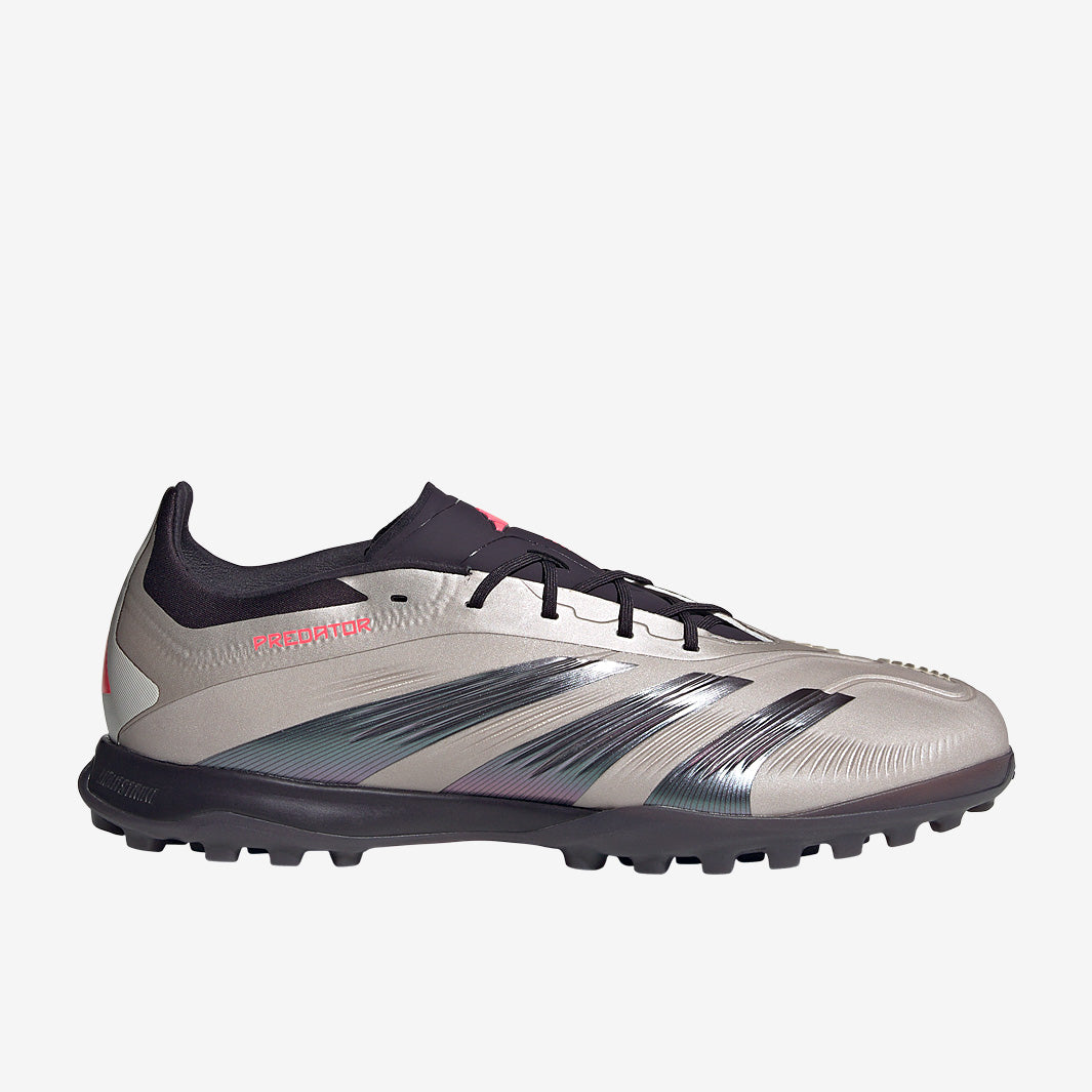 adidas Predator Elite Turf - PlatIndoor Met/Aurora Black/Turbo