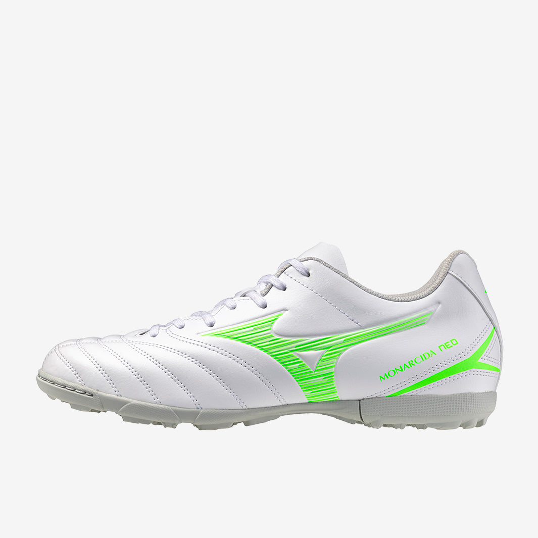 Mizuno Morelia Neo IV Pro AS - White/Neon Green/Cool Gray - Adult
