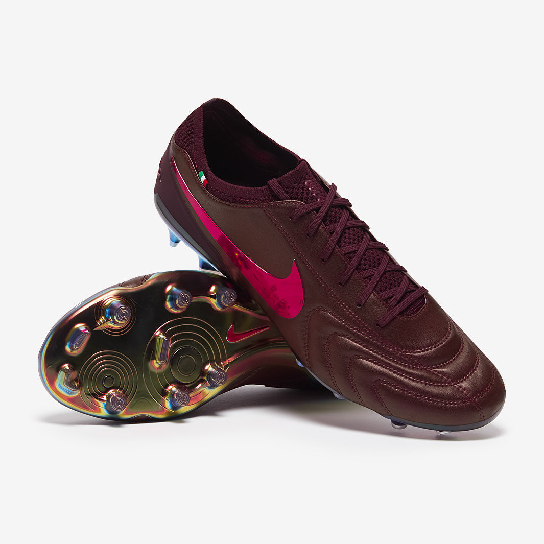 Nike Tiempo Legend X Elite FG SE x Made In Italy - Port Wine