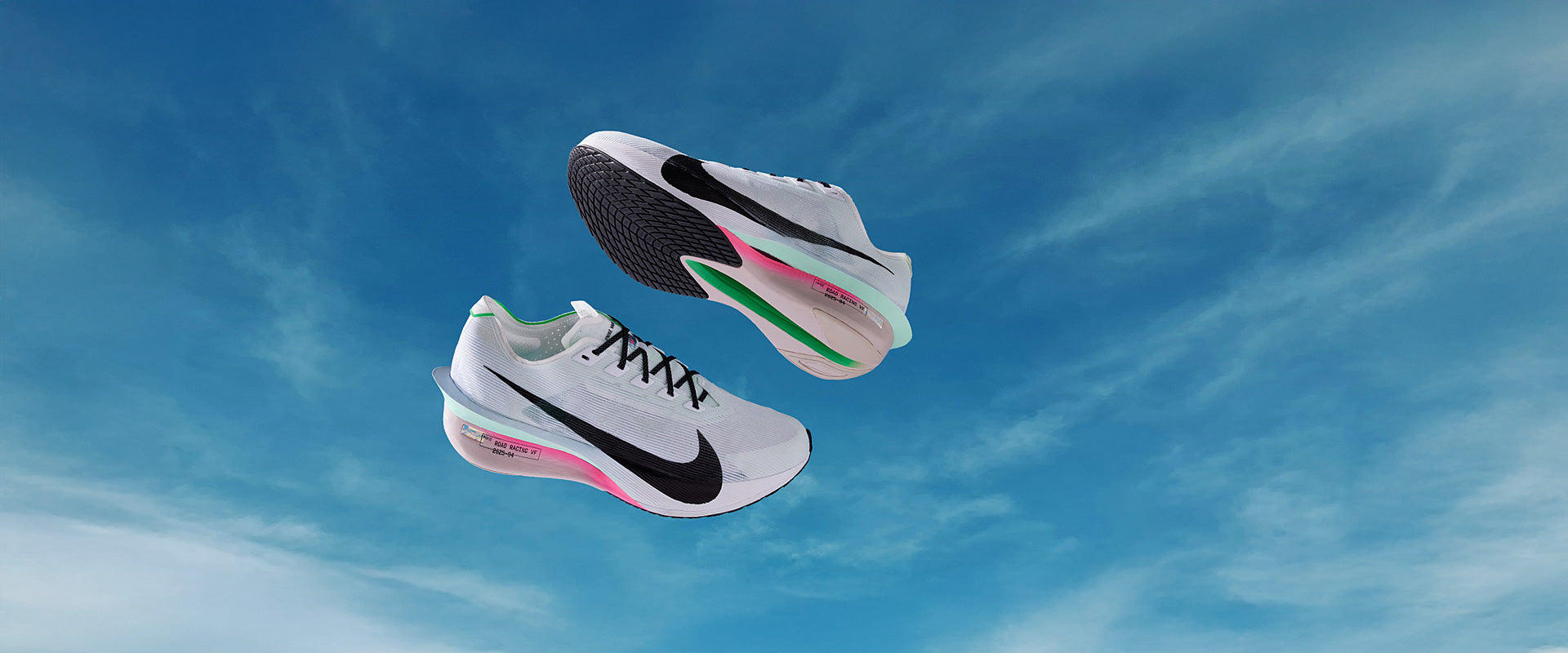 Nike Vaporfly 4 - White/Black/Hyper Pink/Mint Foam - Mens Shoes