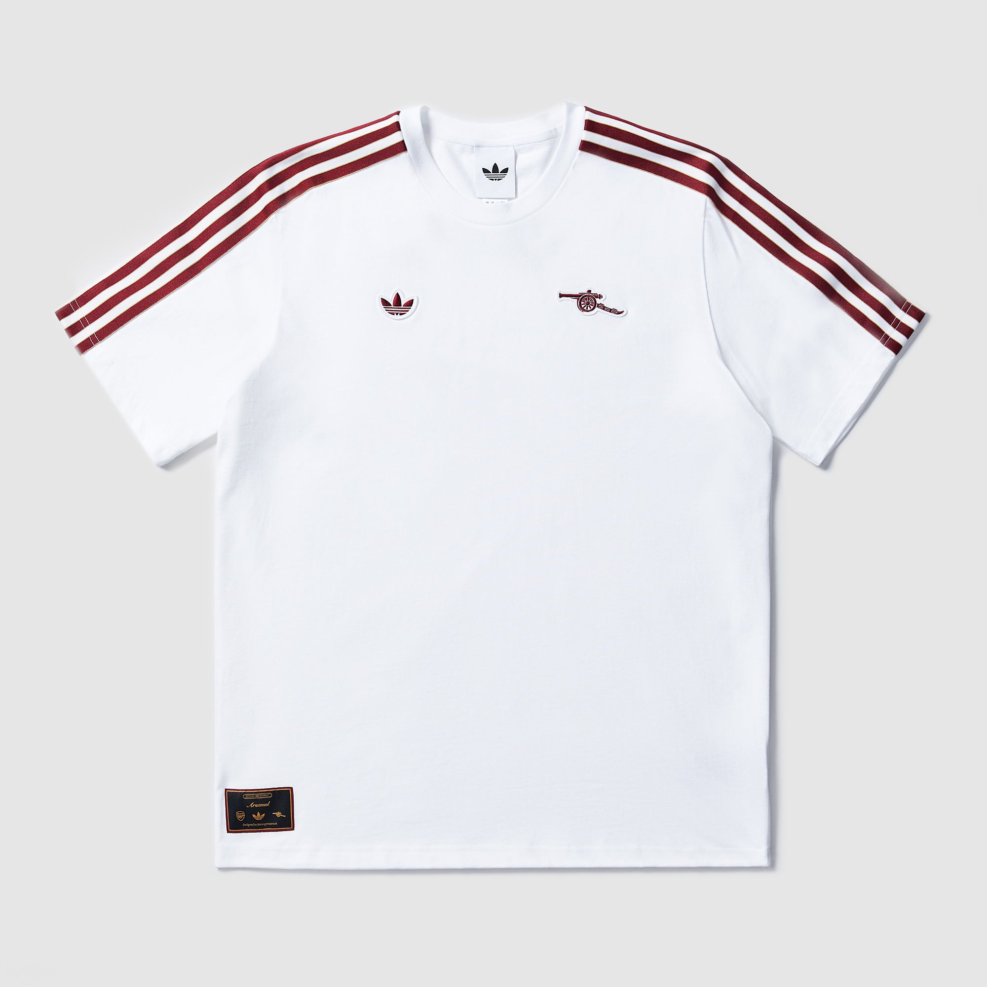 adidas Originals Arsenal 25/26 Terrace Icon T-Shirt - White - Mens