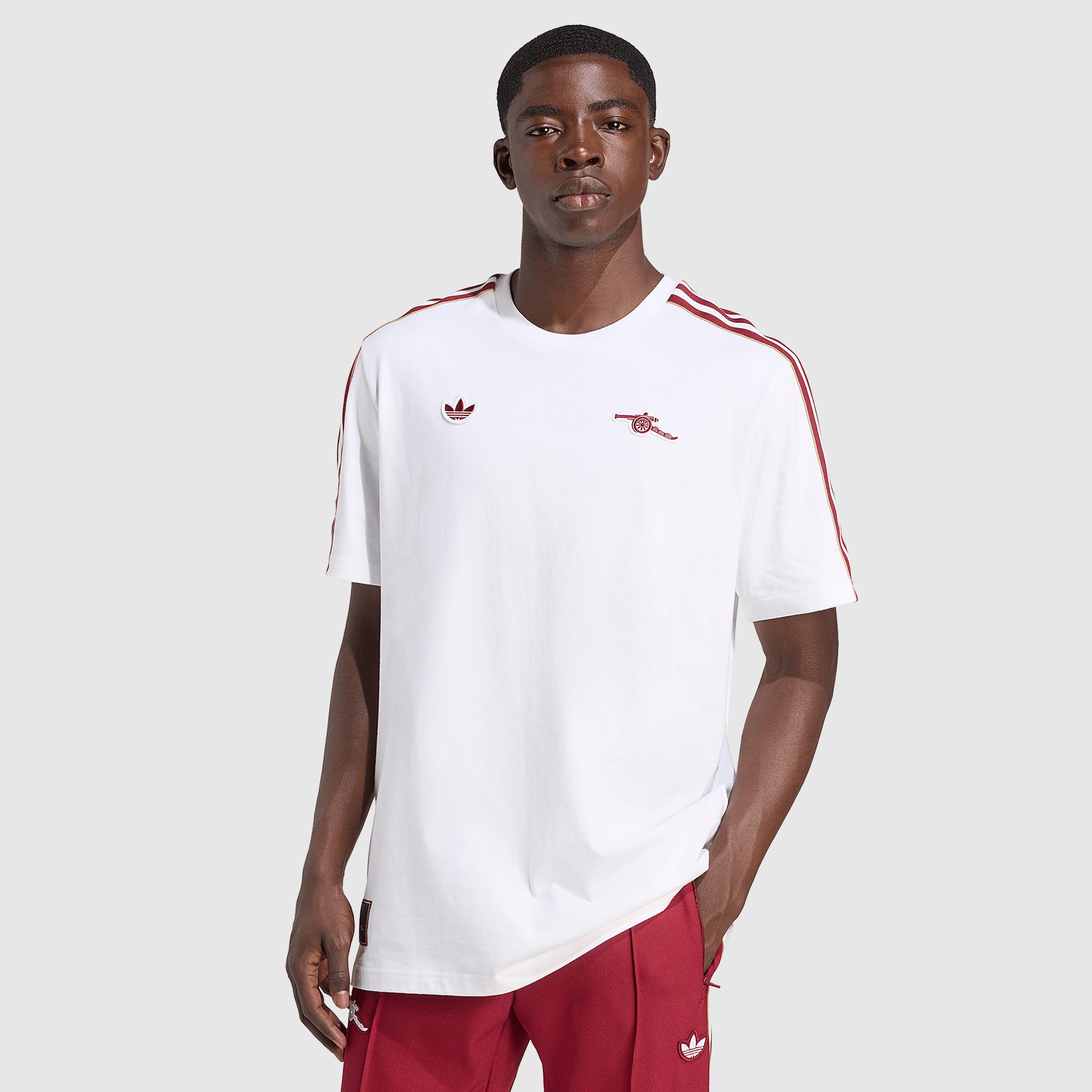 adidas Originals Arsenal 25/26 Terrace Icon T-Shirt - White - Mens