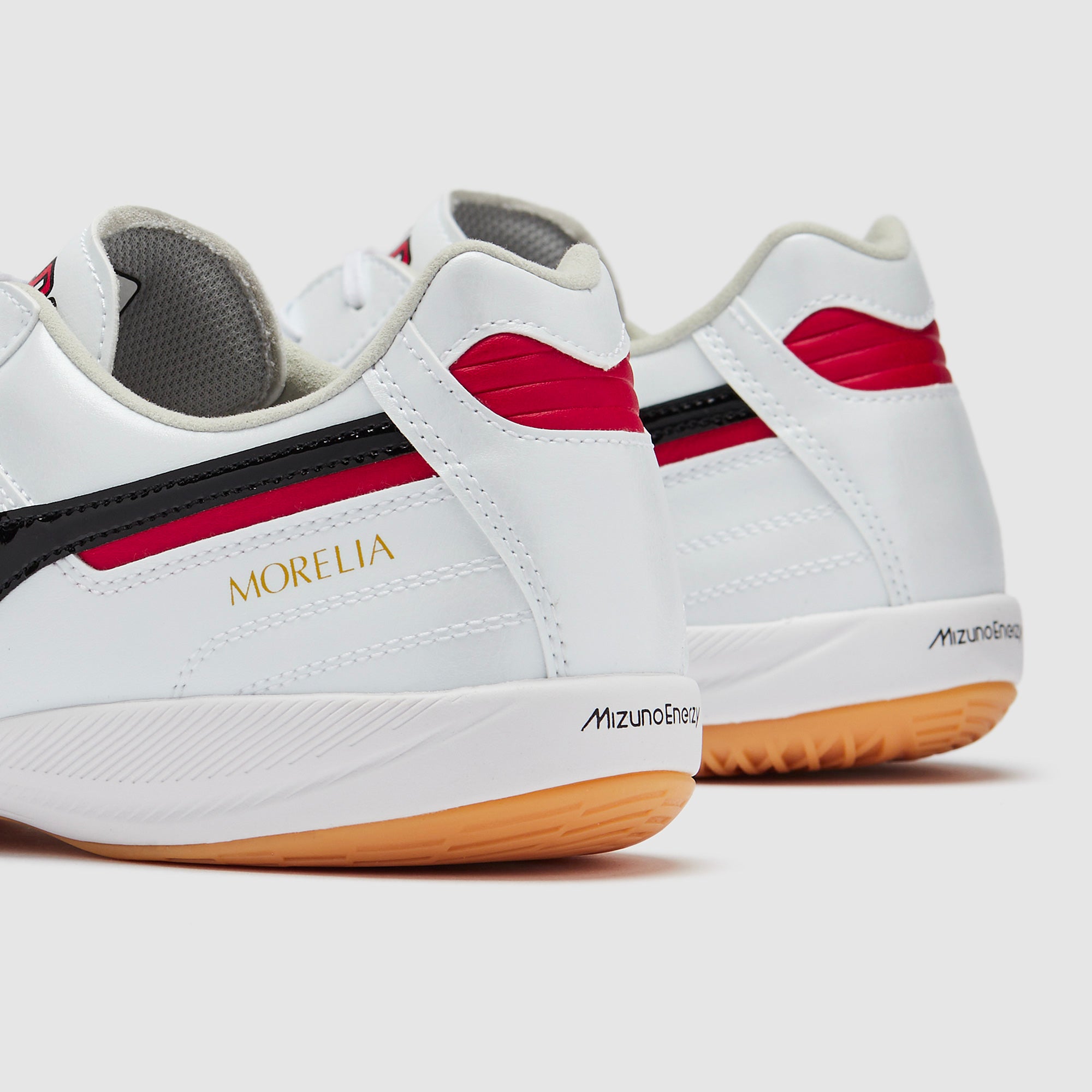 Mizuno Morelia Sala Elite Indoor - White/Black/Chinese Red - Adult