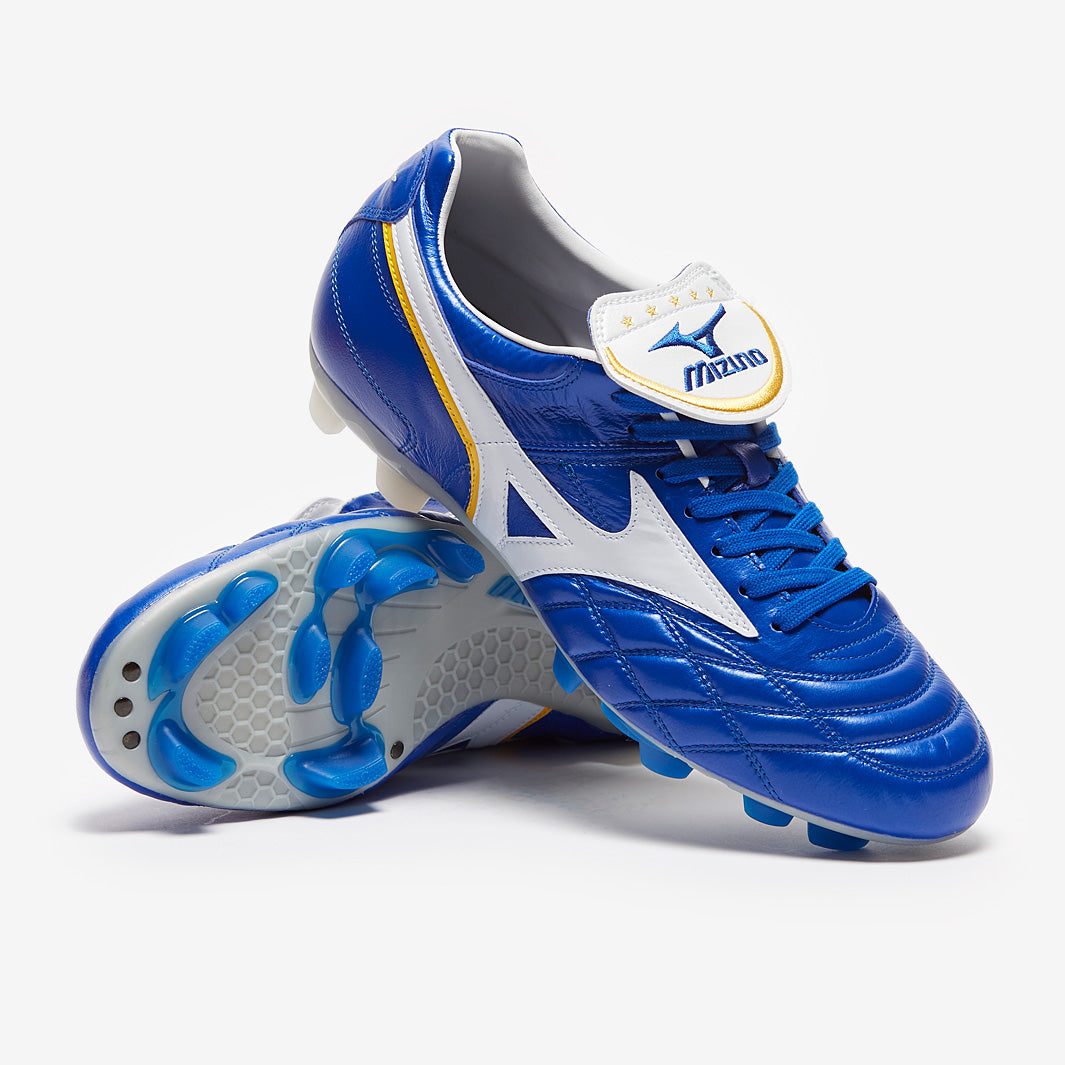 Mizuno Wave Cup Legend FG Limited Edition - Wave Cup Blue/White