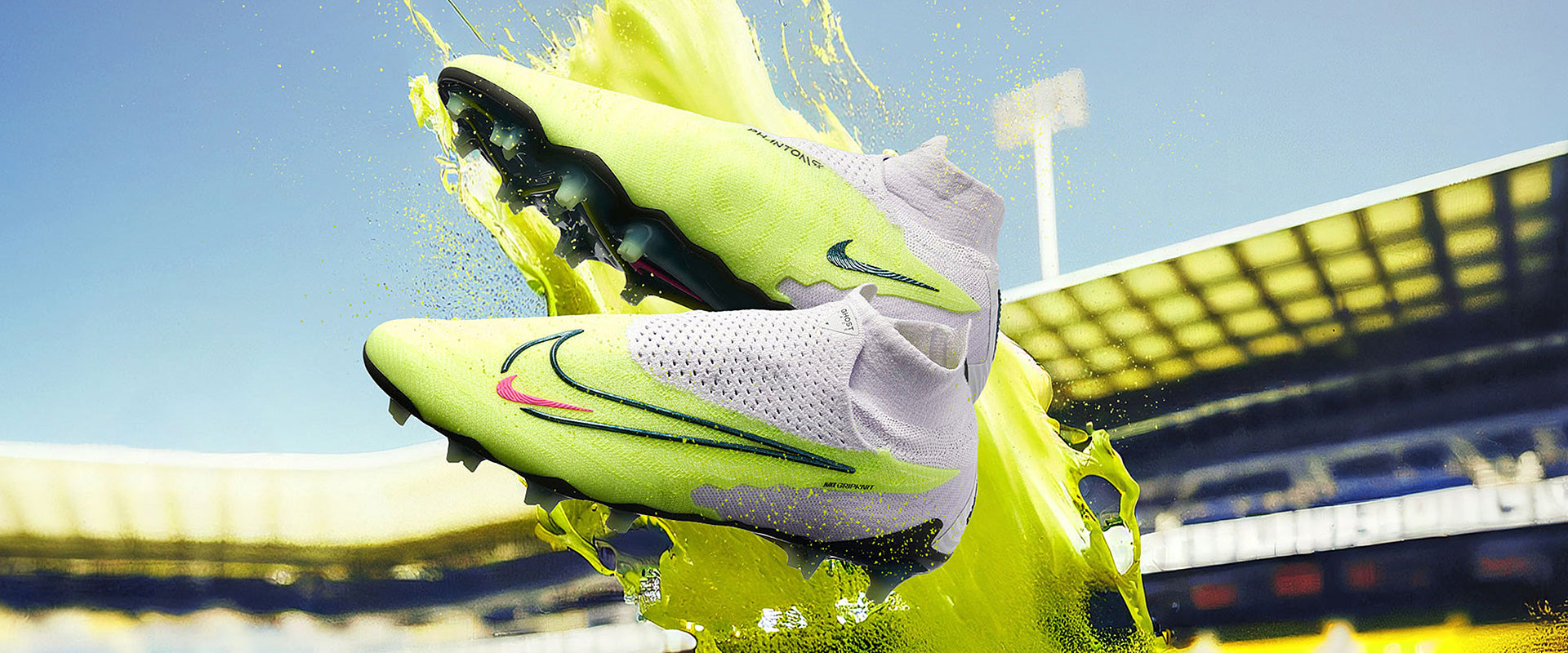 Nike Phantom GX Elite DF FG - Barely Volt/Gridiron/Barely Grape