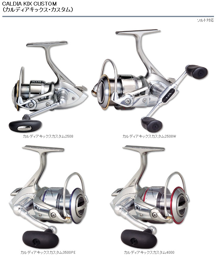 一つテンヤ/スピニングリール/カルディアキックスカスタム