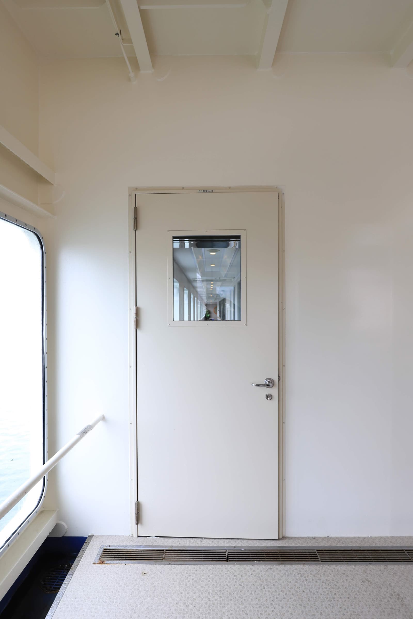 船舶ドアパーツ レバーハンドル ホーン 空錠 | PS-HD015-02-G141