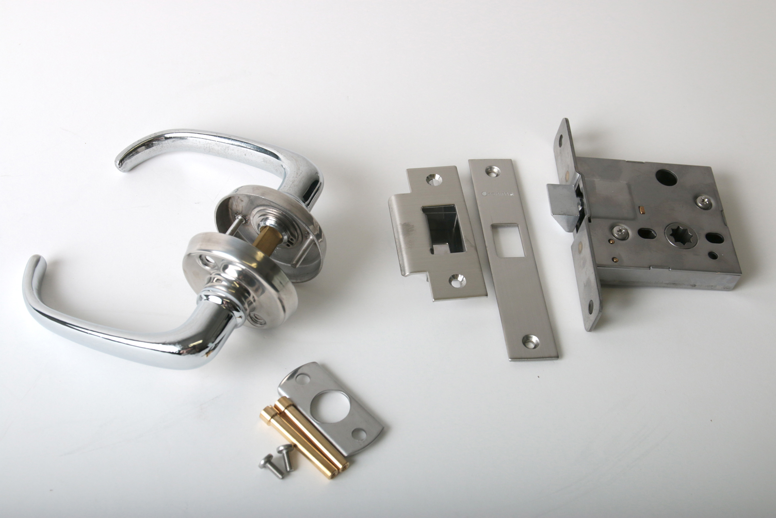 船舶ドアパーツ レバーハンドル ホーン 空錠 | PS-HD015-02-G141