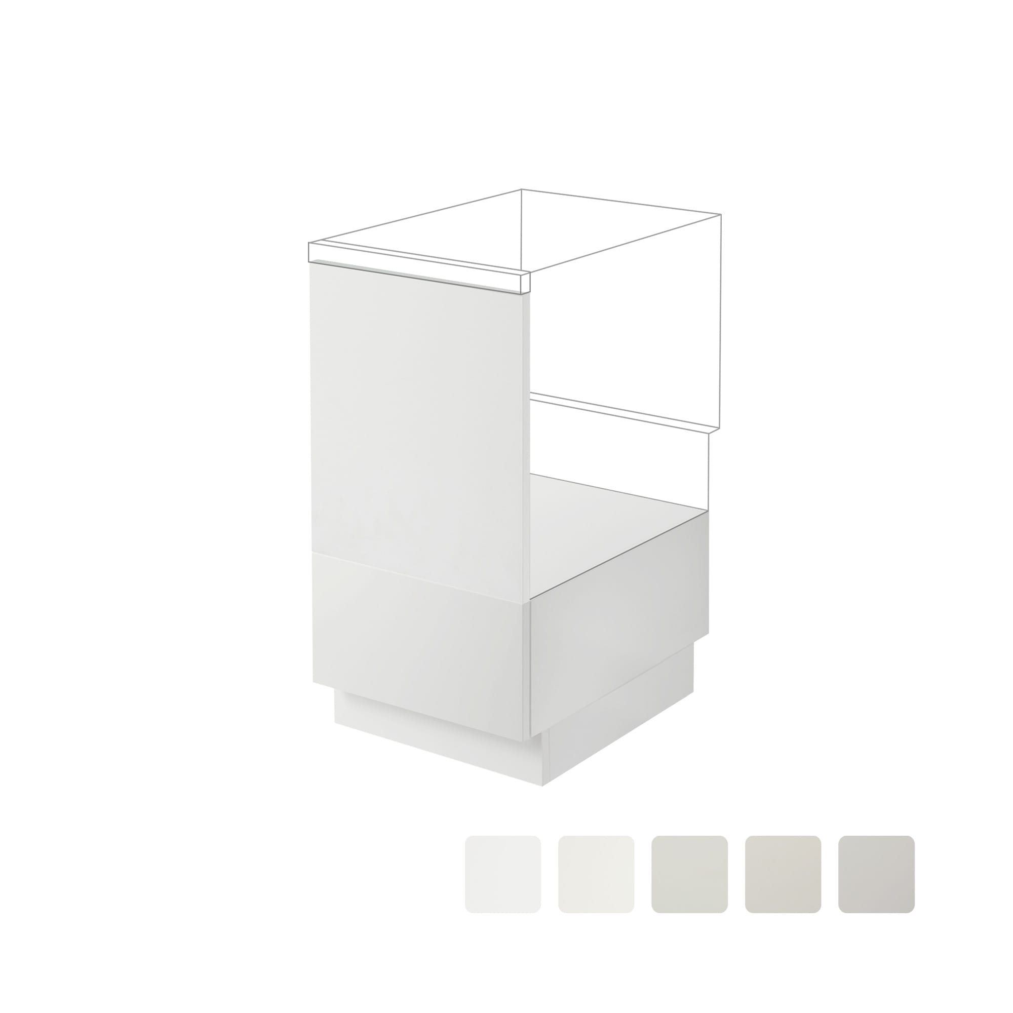 ユニキッチンシステム スライドオープン食洗機 W450 深型用 面材・下台