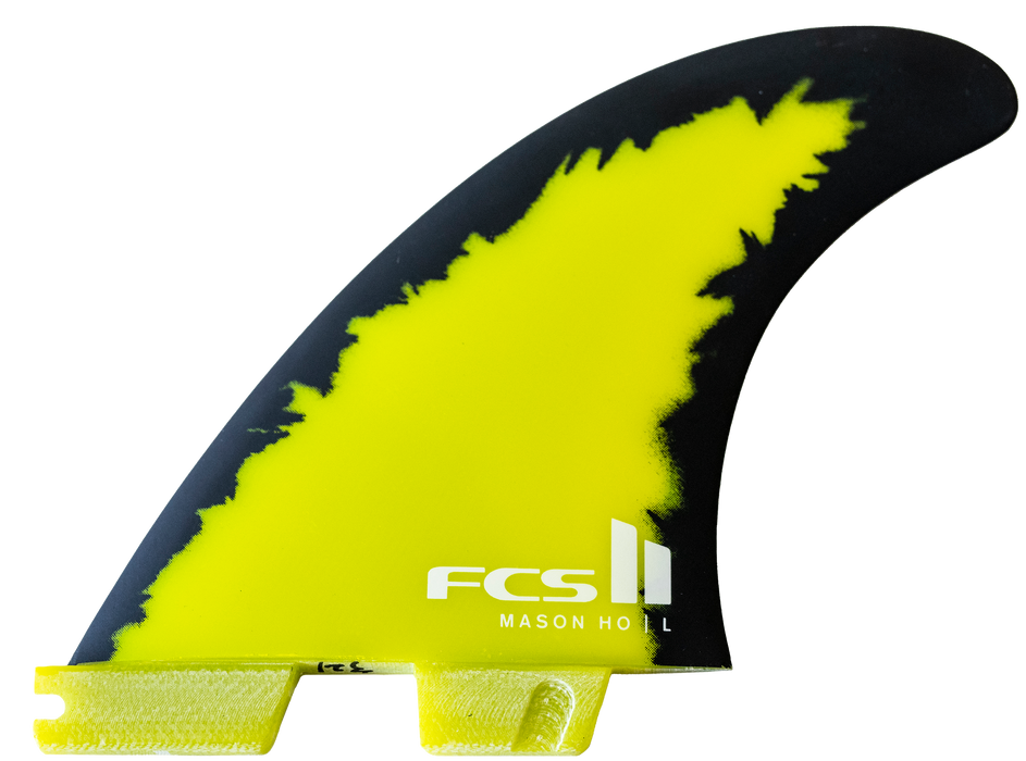 FCS II Mason Ho PC Aircore Tri Fin Set-Green-Small — REAL Watersports