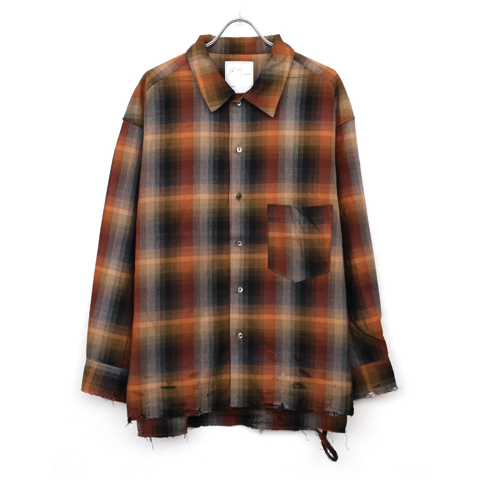 R/C CHECK CRASH LS SHIRT | ref. / Web Store