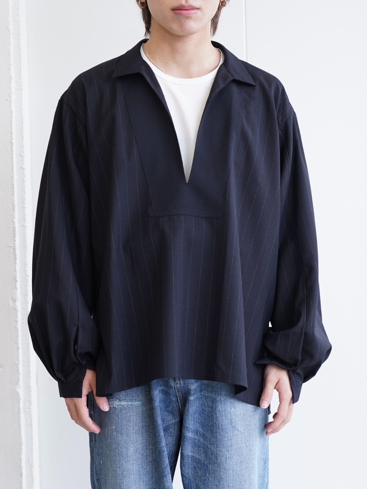 ハードツイストウール スキッパープルオーバー - サルト メンズ｜公式