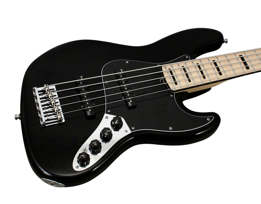 Fender American Deluxe Jazz V Bass Black