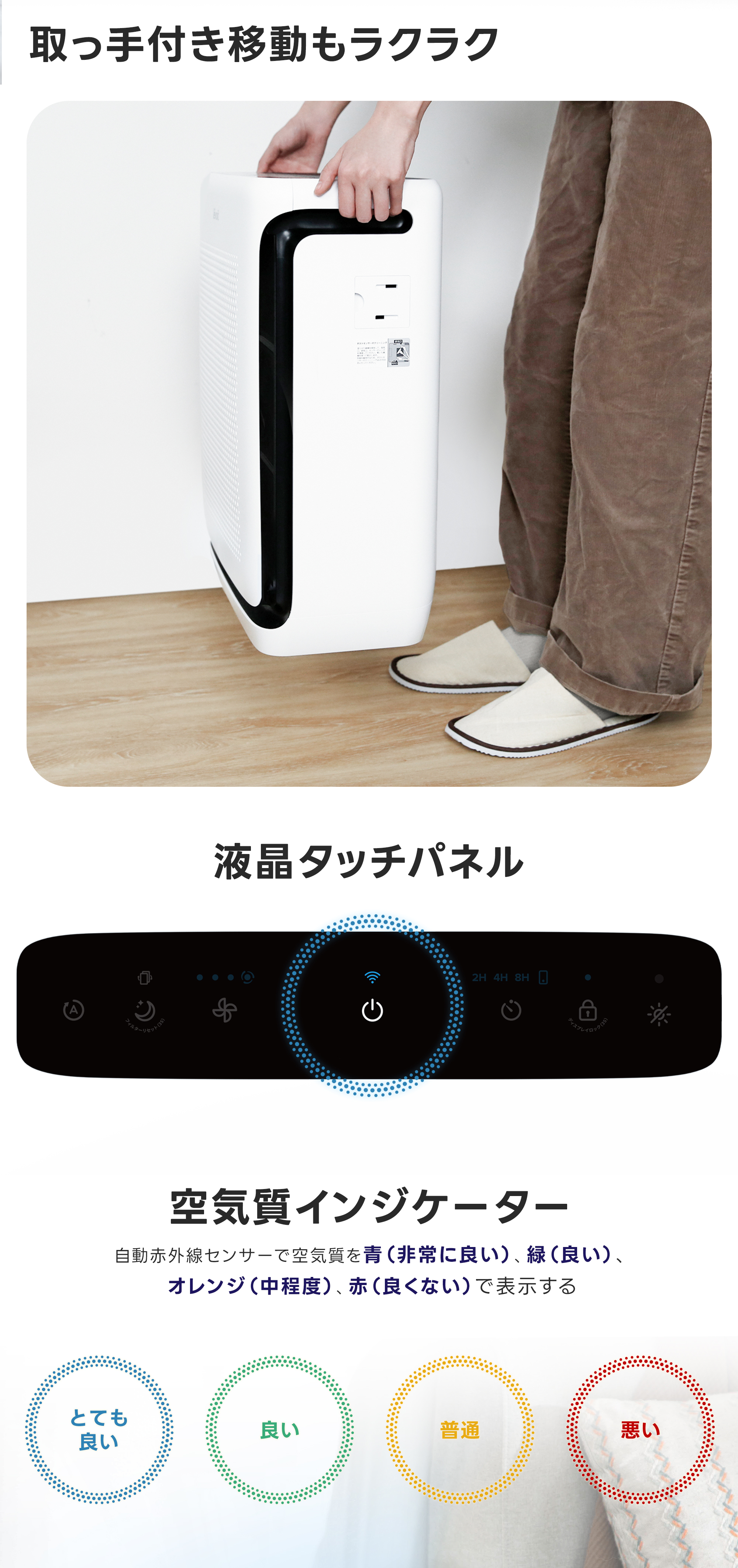 楽天市場】【15%OFFクーポン】空気清浄機 Levoit 花粉対策 21畳 33畳