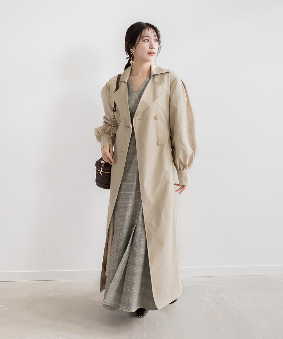 SALE】フラワーカッティングトレンチコートRANDA公式サイト