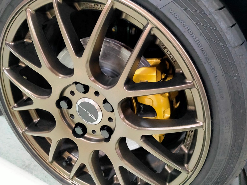 ブレーキキャリパー塗装】スイフトスポーツ(ZC33S)自分でやれば