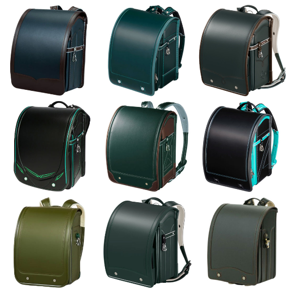 男の子の緑色ランドセル特集！ ダークグリーンや黒×緑ステッチが人気