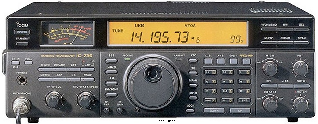 RigPix Database - Icom - IC-736