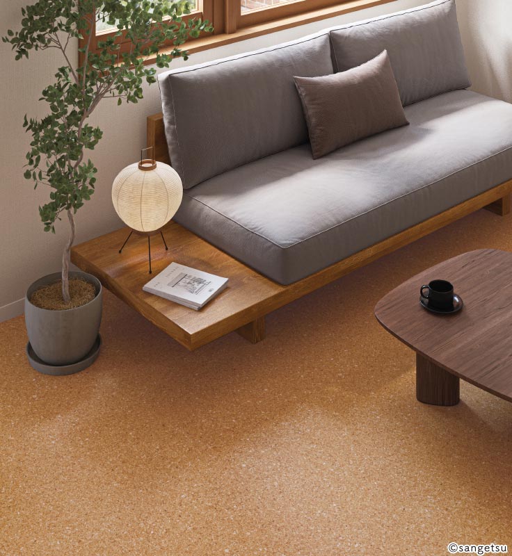 HM12131 ソフトコルク (コルク柄) サンゲツ 住宅用 クッションフロア