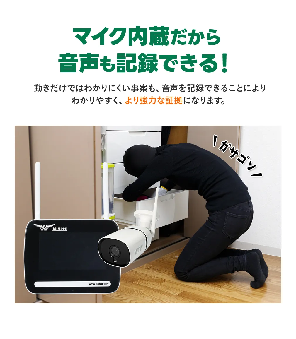 イーグルスタンド WIFI ペットカメラ 玄関灯 防犯灯カメラと7インチ