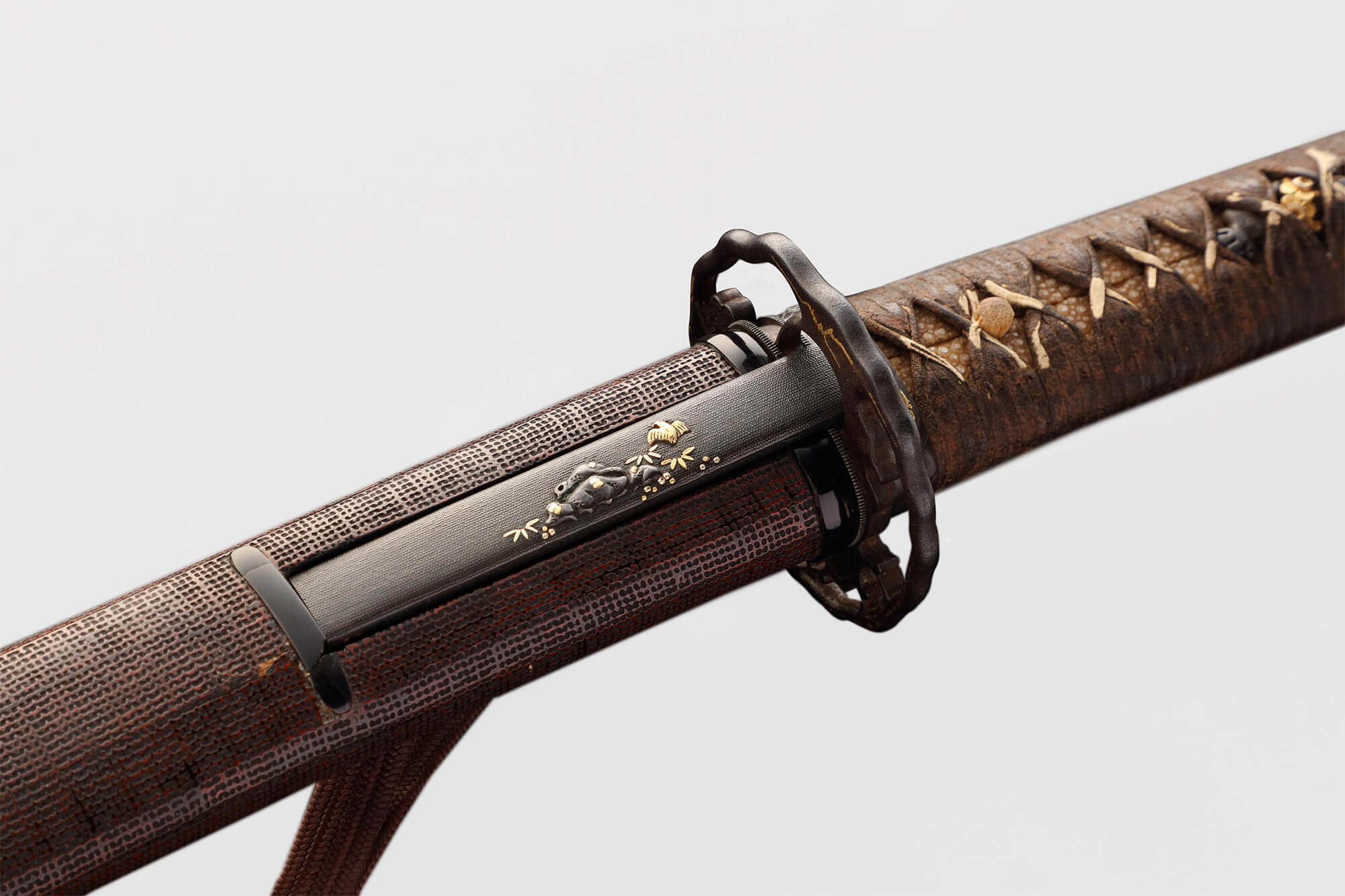 朱布目塗鞘 脇差拵（江戸肥後拵）／ホームメイト