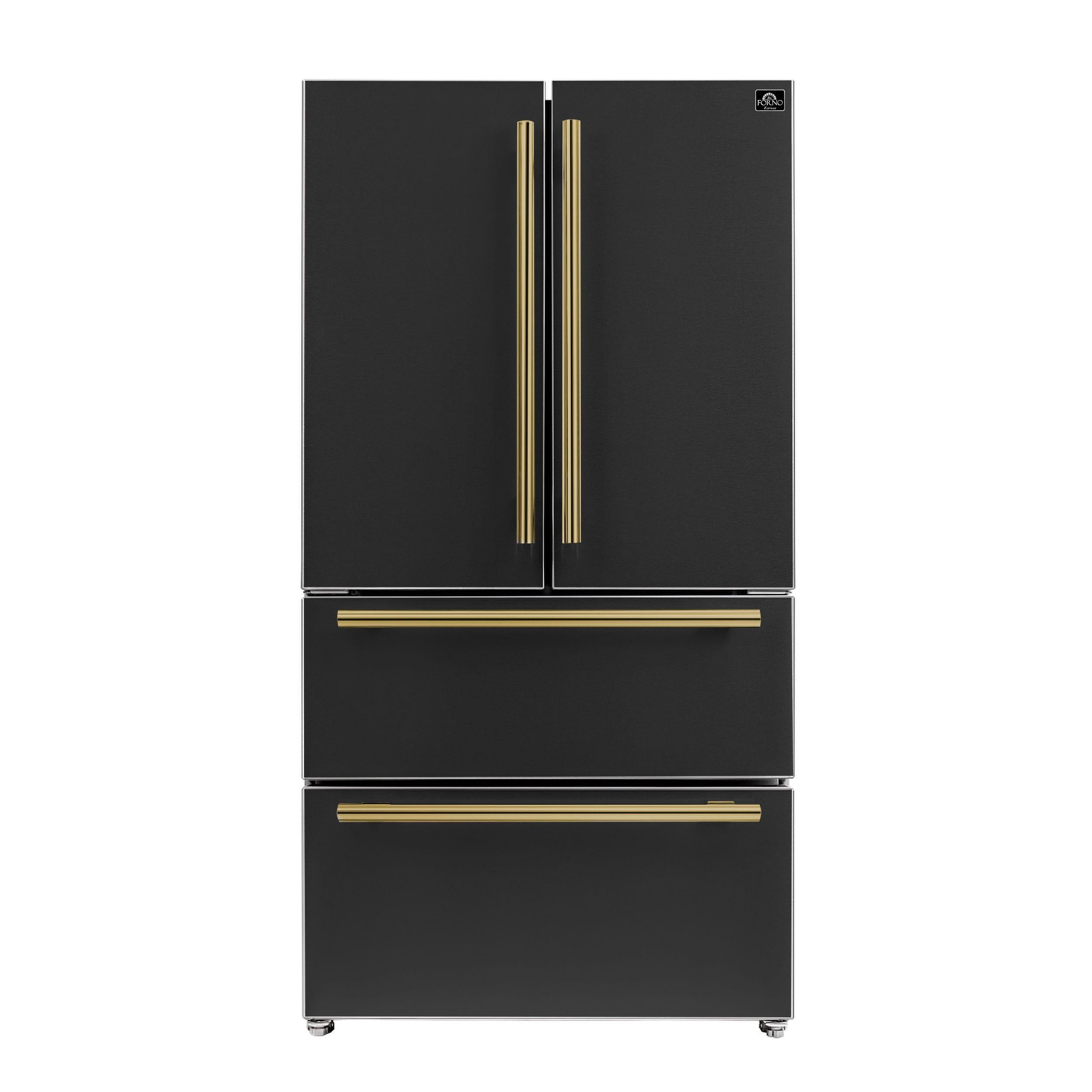 Forno FFRBI182036BLK French Door Freestanding Refrigerator | Town