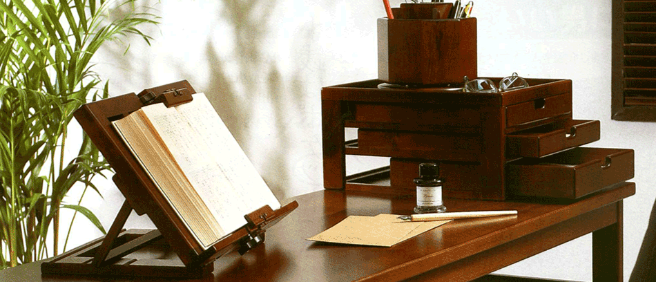 豊岡クラフト [書見台,万年筆入れ,腕時計収納,書類整理箱,文机,和の