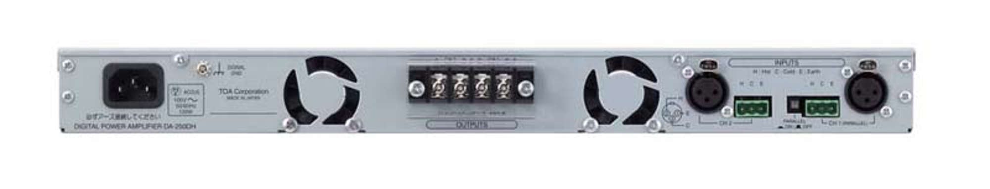 デジタルパワ－アンプ250W×2ch－H (DA-250DH) | TOA株式会社