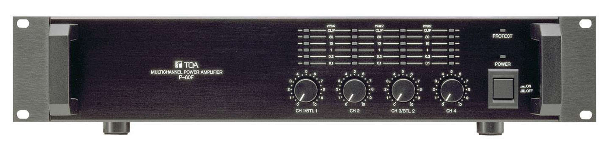 パワ－アンプ 80W×4ch (P-60F) | TOA株式会社