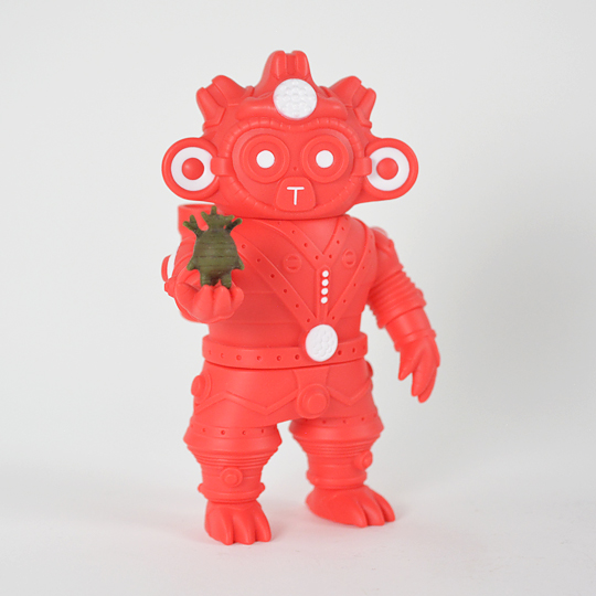 ソフビ製ともだち弐号機 Make money (Red) | 多肉植物・特別な鉢の販売