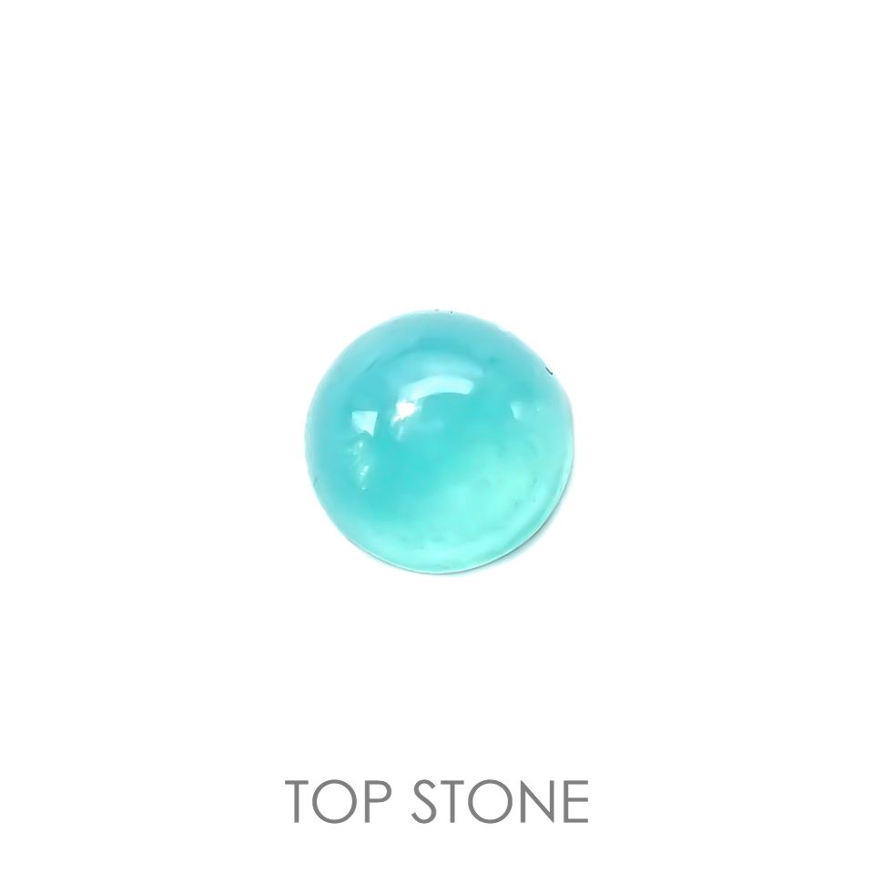 ブルースミソナイト(宝石名スミソナイト)ナミビア産 1.02ct 識別済