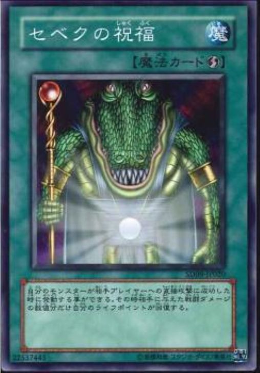 セベクの祝福【遊戯王トレカお買得価格通販：CBトレコロ】
