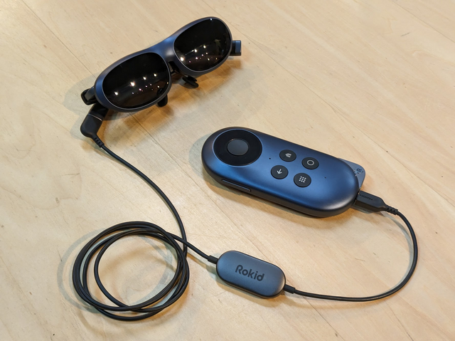 ARグラス向けAndroid TV端末『Rokid Station』発表、Rokid Maxとセット