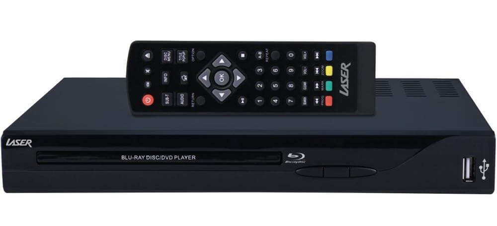 Laser's affordable BD3000 Blu-ray/DVD player can play discs from