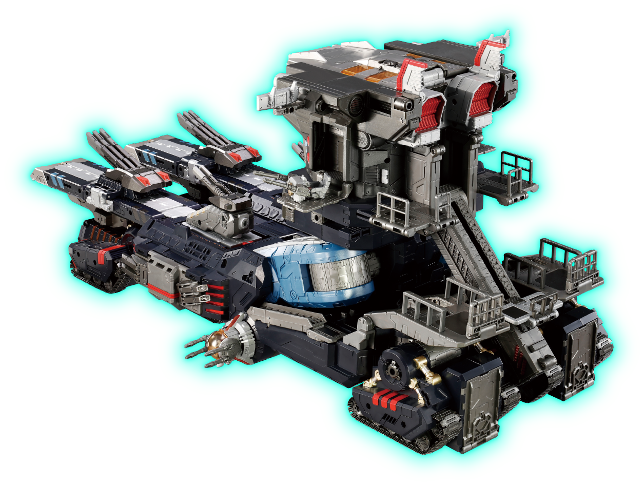 DA-98 グランドダイオン強化ユニットA：第二主砲塔＆副砲塔セット